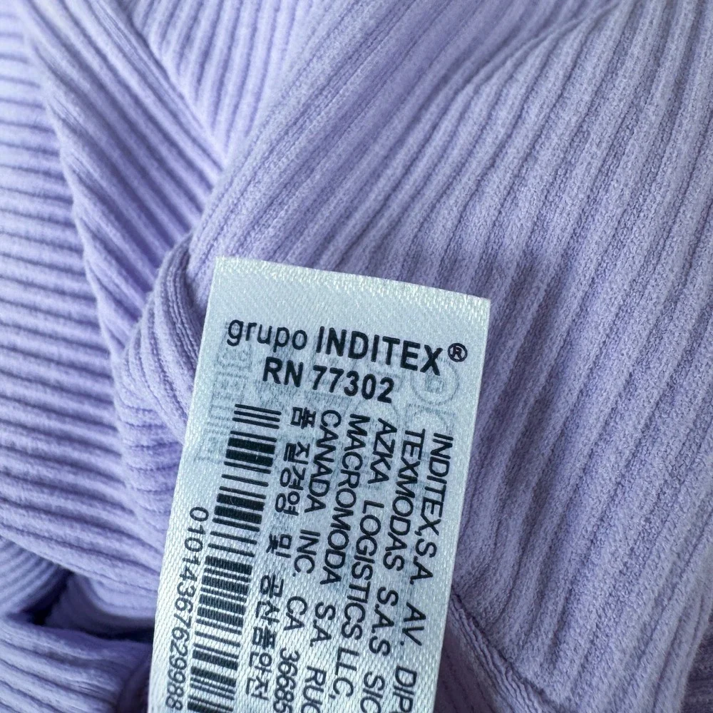 Zara lavender ribbed